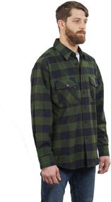 img 1 attached to YAGO Sleeve Flannel Button XXX Large Outdoor Recreation