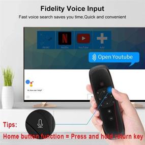 img 3 attached to WeChip Air Mouse Remote: 2.4G Wireless Keyboard W2 for Nvidia Shield/Android TV Box/PC/Projector/HTPC/TV