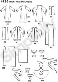 img 2 attached to 👗 Simplicity 4795 by Andrea Schewe: Historical and Biblical Costumes for Adults and Teens, Sizes XS-XL - A Perfect Blend of Elegance and Authenticity