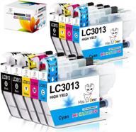 miss deer lc3013 compatible ink cartridge 9-pack - high yield replacement for brother lc3013 lc3011 with 3 black, 2 cyan, 2 magenta, 2 yellow - suitable for mfc-j491dw, mfc-j895dw, mfc-j690dw, mfc-j497dw printer logo