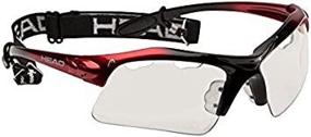 img 2 attached to 🏓 HEAD Raptor Racquetball Goggles: Anti-Fog & Scratch Resistant Eyewear for UV Protection in Red