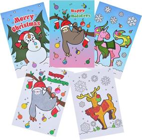 img 1 attached to 🎄 Discover the Magic of JOYIN Holiday Christmas Coloring Presents