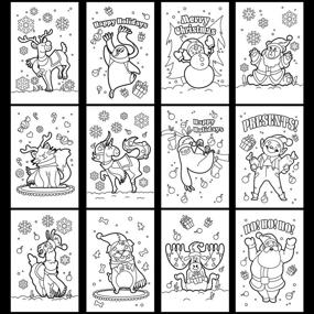 img 3 attached to 🎄 Discover the Magic of JOYIN Holiday Christmas Coloring Presents