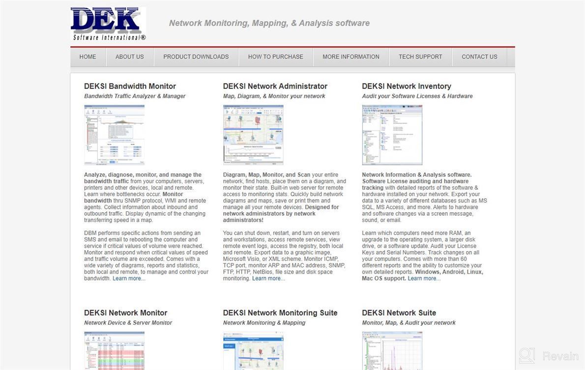 img 1 attached to DEKSI Network Administrator review by Luke Hodes