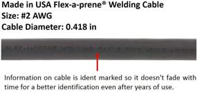 img 1 attached to 15-Foot #2 AWG Cable Welding Ground Clamp Lead Assembly with Dinse 10-25 Connector - 200 Amp