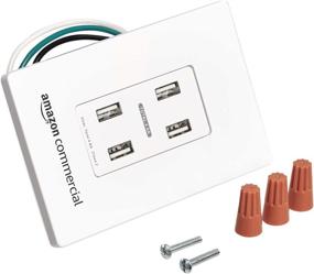 img 2 attached to AmazonCommercial White 6 Pack Wall Charger: Reliable Charging Solution for Multiple Devices