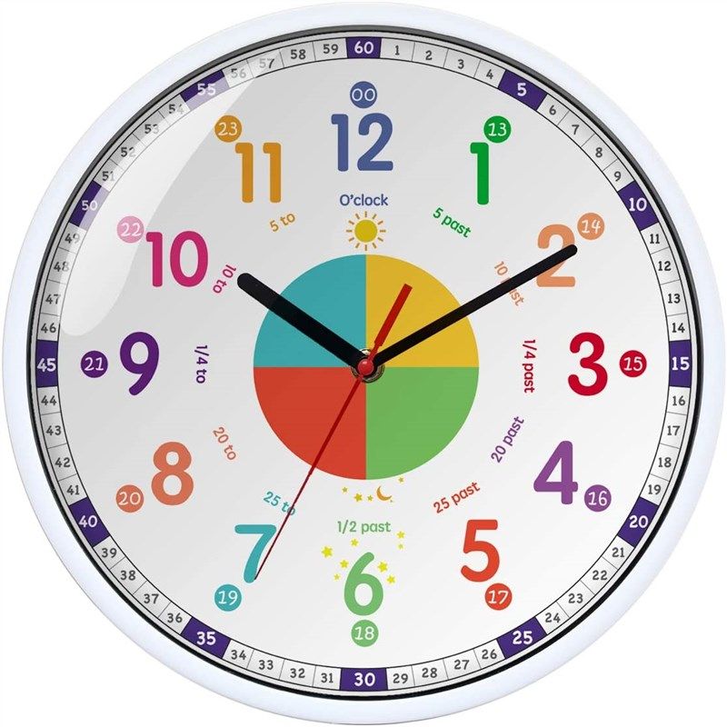 clock silent ticking quartz mechanism 로고