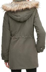 img 3 attached to DKNY Womens Micro Parka Olive