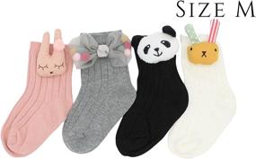 img 3 attached to Носки для девочек 3D Animals Socks Comfortable