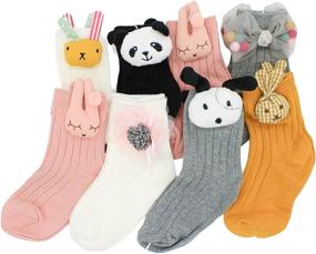 img 4 attached to Носки для девочек 3D Animals Socks Comfortable