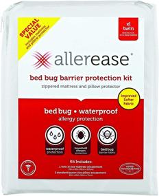 img 4 attached to 🌬️ Aller-Ease Allergy Protection Bed Kit: Twin XL Size, White 2 Count - Ultimate Relief for Allergy Sufferers