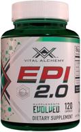 🏋️ epi 2.0 - advanced muscle mass gainer and strength enhancer by vital alchemy, epicatechin-quercetin blend with piperine for optimal mass gaining and joint support logo