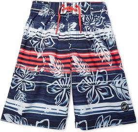 img 3 attached to 🏊 Medieval Printed Boys' Swimwear: Speedo Length Boardshorts