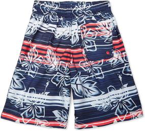 img 2 attached to 🏊 Medieval Printed Boys' Swimwear: Speedo Length Boardshorts