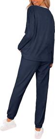 img 1 attached to Lounge Women Loungewear Joggers Sweatpants Sports & Fitness for Team Sports