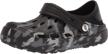 skechers swifters marbled collapsible charcoal boys' shoes - clogs & mules logo