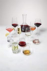 img 1 attached to Zwiesel Glas Tritan Pure Barware Collection, 6 Pack Count, Stemless Burgundy Red Wine Glass