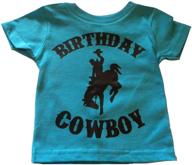 🤠 personalized birthday cowboy t shirt for boys – custom kingdom boys' clothing logo