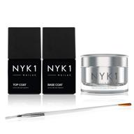 nyk1 nail force: ultimate builder nail gel pack for strong, extended gel nails logo