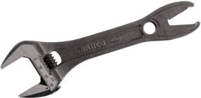 img 1 attached to Bahco Black Adjustable Wrench 8IN