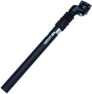 ganopper suspension seatpost: 25.4-31.6mm adjustable damping, 40mm travel alloy seat tube - bike part logo