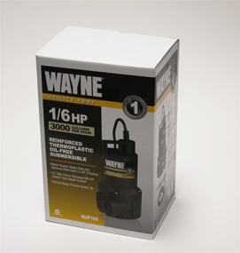 img 3 attached to 💧 Эффективный Насос для воды Wayne 57719-REL1 RUP160 без масла многоцелевой погружной - мощный и портативный черный
