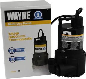 img 2 attached to 💧 Эффективный Насос для воды Wayne 57719-REL1 RUP160 без масла многоцелевой погружной - мощный и портативный черный