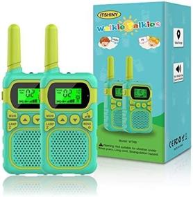img 4 attached to ITSHINY Walkie Talkies for Kids with 22 Channels &Amp