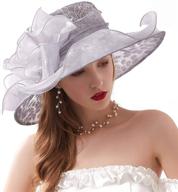 👒 oridoor organza feather fascinators: women's headwear and fashion accessories logo