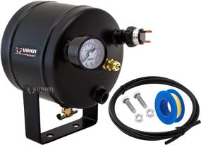 img 4 attached to 🚂 Vixen Horns 0.5 Gallon (2 Liter) Train/Air Horn Tank System/Kit - 5 Ports, 115 PSI with Gauge, Pressure Switch, Drain Valve, Compression Fitting, Hose, Thread Sealant - Compact VXT0500
