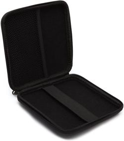 img 2 attached to 📼 KAYOND Portable Hard Carrying Case for External USB, DVD, CD, Blu-ray Drives - Travel Storage Organizer (Black)