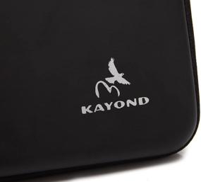 img 1 attached to 📼 KAYOND Portable Hard Carrying Case for External USB, DVD, CD, Blu-ray Drives - Travel Storage Organizer (Black)