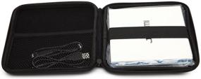 img 3 attached to 📼 KAYOND Portable Hard Carrying Case for External USB, DVD, CD, Blu-ray Drives - Travel Storage Organizer (Black)
