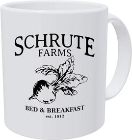 img 1 attached to 🤣 Grafeeks Schrute Farms Mug: Hilarious 11oz White Coffee Mug, Ideal for The Office