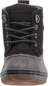 img 3 attached to 🥾 Sperry Top Sider Bowline Boot Black Boys' Shoes for Outdoor Activities