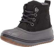 🥾 sperry top sider bowline boot black boys' shoes for outdoor activities логотип