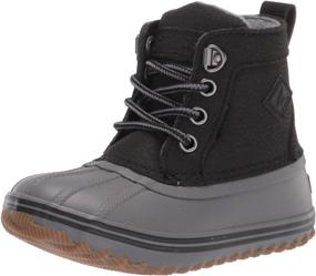 img 4 attached to 🥾 Sperry Top Sider Bowline Boot Black Boys' Shoes for Outdoor Activities