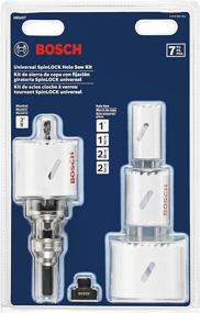 img 1 attached to 🔩 Bosch SpinLOCK Universal Hole Kit