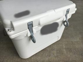 img 2 attached to 🔒 Optimized Lid Latches Compatible with RTIC, YETI Tundra, T-Rex Roadie Coolers
