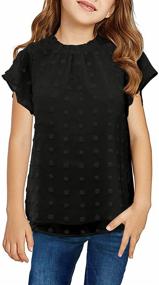 img 3 attached to 👚 Paitluc Girls' Crochet Casual Clothes for 12-13 Year Olds: Tops, Tees, and Blouses