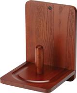 🎱 enhance your billiard experience with the fat cat wall mounted wood cone chalk holder in mahogany finish logo