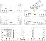 pack of 6 16'' t-shirt alignment rulers – design guide for t-shirt vinyl heat press tool, centering clothing designs for sublimation, suitable for adults, youth, toddlers, and infants logo