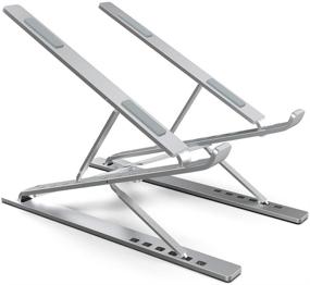 img 2 attached to 👩 Enhance Your Laptop Experience with the ElfAnt Adjustable Portable Aluminum Laptop Stand