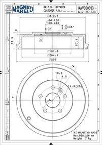 img 1 attached to Магнети Марелли Мопар 1AMVD20333 Тормоз