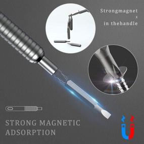 img 1 attached to Precision Screwdriver Magnetic Electronics Cellphone Tools & Equipment