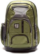 🎒 fallin padded backpack: optimal protection for 17 inch laptops logo