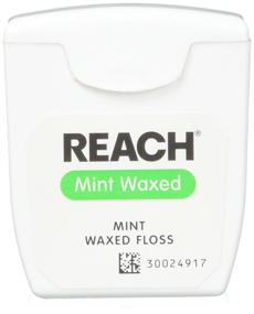 img 1 attached to REACH Mint Waxed Floss Yards Oral Care and Dental Floss & Picks