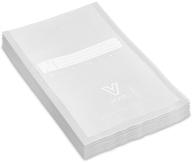 vesta precision vacuum sealer bags, 11x16 inch (100 count), gallon size, clear and embossed, ideal for sous vide and food storage логотип