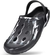 sinno lightweight sandals slippers blackred men's shoes logo