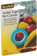 🎨 3m scotch fa2038 1/8-inch artist curves tape: perfect for precision detailing and artwork – 1/8" x 10 yard roll logo